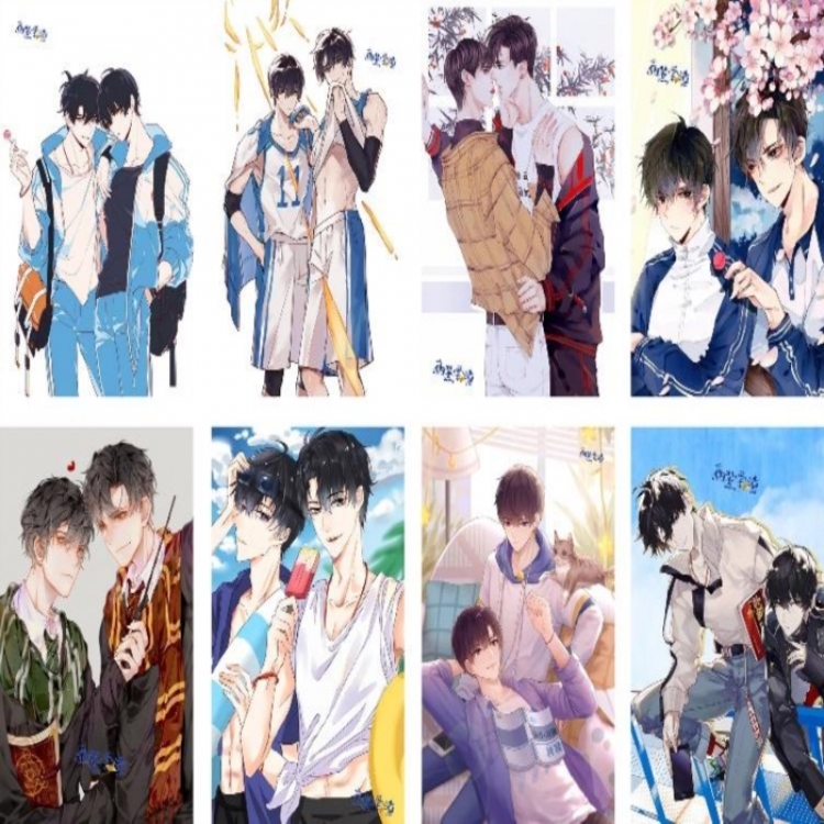 Camouflage Slacker Student Embossed poster 8 pcs a set 42X29CM price for 5 sets