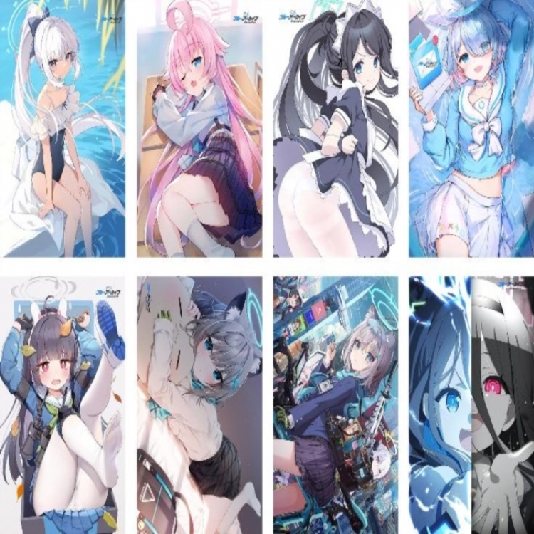 Blue Archive Embossed poster 8 pcs a set 42X29CM price for 5 sets