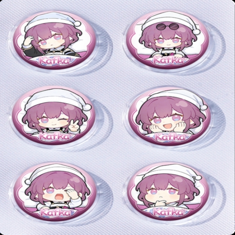 Honkai: Star Rail Anime peripheral pill bar badge 25mm a set of 6 price for 5 sets 