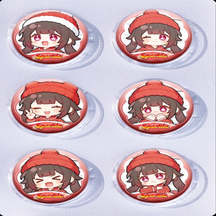 Honkai: Star Rail Anime peripheral pill bar badge 25mm a set of 6 price for 5 sets 
