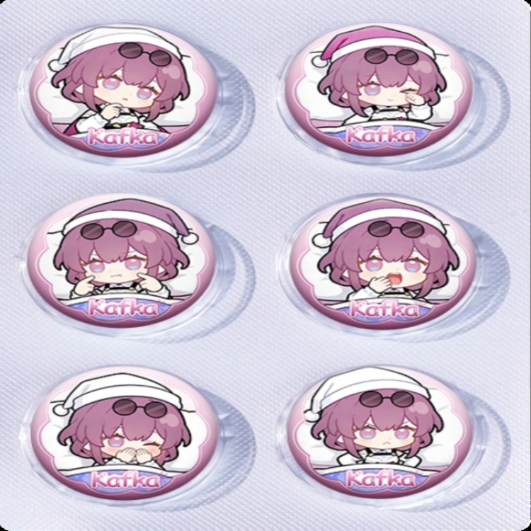 Honkai: Star Rail Anime peripheral pill bar badge 25mm a set of 6 price for 5 sets 