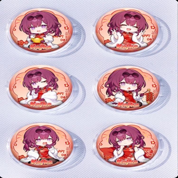 Honkai: Star Rail Anime peripheral pill bar badge 25mm a set of 6 price for 5 sets 