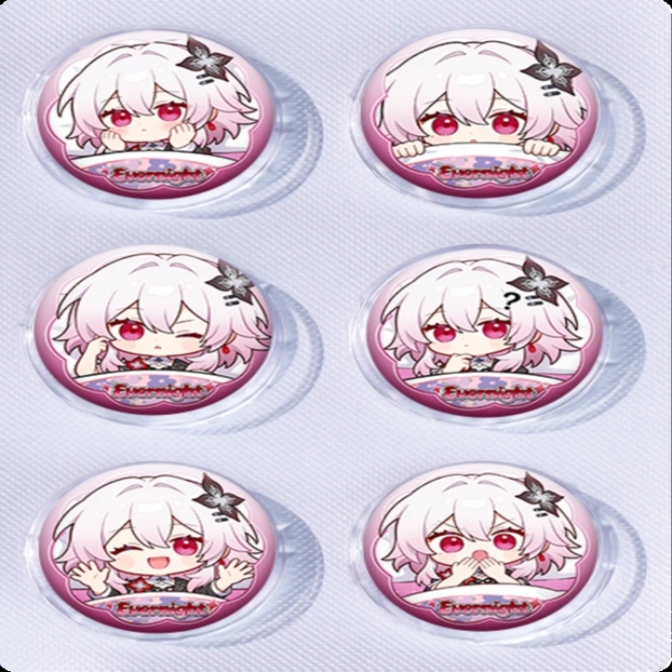Honkai: Star Rail Anime peripheral pill bar badge 25mm a set of 6 price for 5 sets 