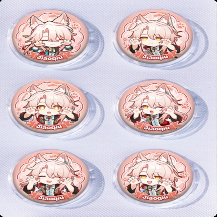 Honkai: Star Rail Anime peripheral pill bar badge 25mm a set of 6 price for 5 sets 