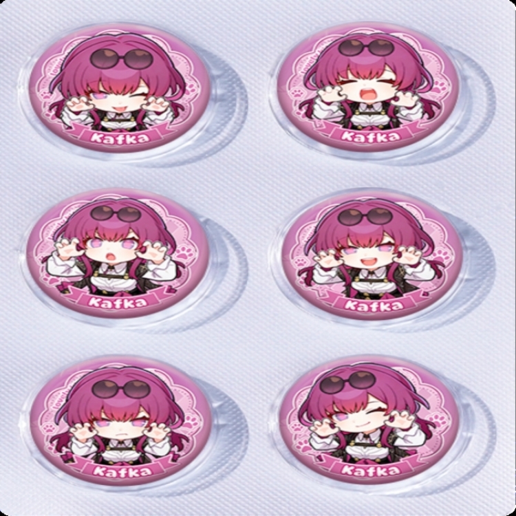 Honkai: Star Rail Anime peripheral pill bar badge 25mm a set of 6 price for 5 sets 