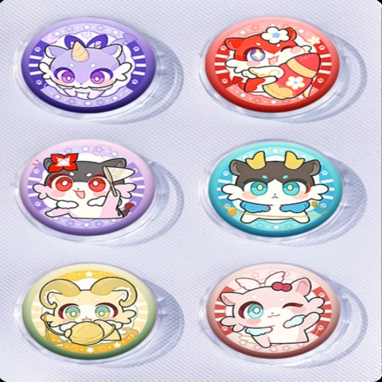 Honkai: Star Rail Anime peripheral pill bar badge 25mm a set of 6 price for 5 sets 