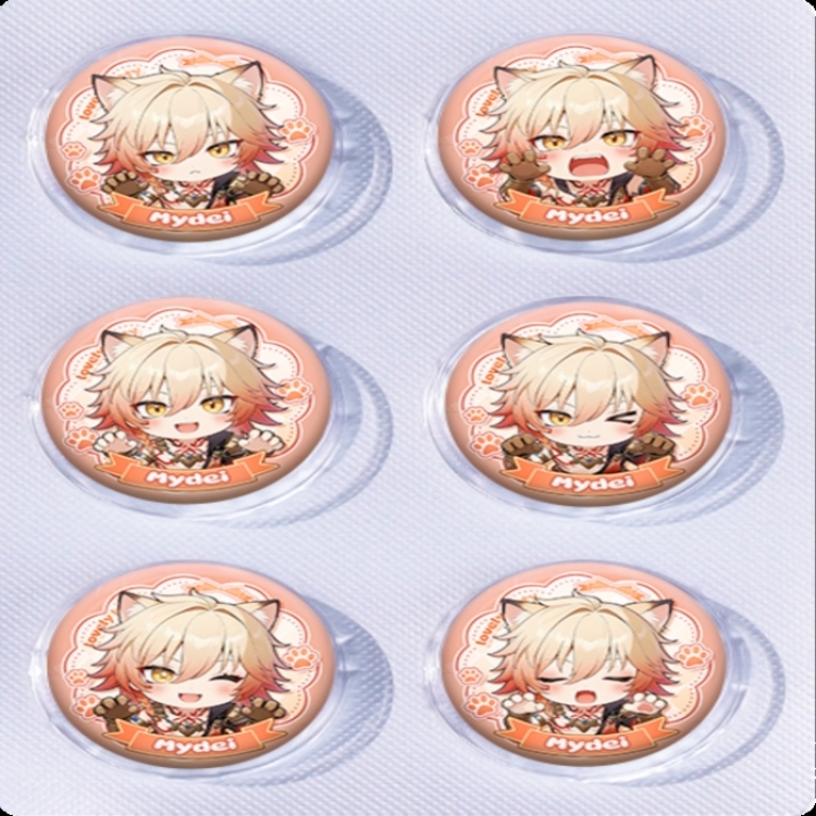 Honkai: Star Rail Anime peripheral pill bar badge 25mm a set of 6 price for 5 sets 