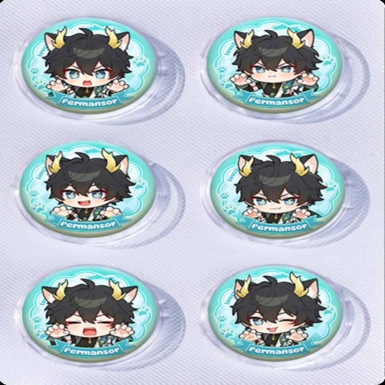 Honkai: Star Rail Anime peripheral pill bar badge 25mm a set of 6 price for 5 sets 