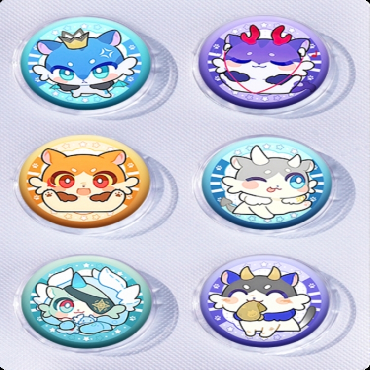 Honkai: Star Rail Anime peripheral pill bar badge 25mm a set of 6 price for 5 sets 