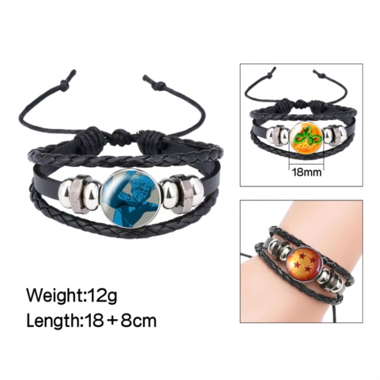 DANDADAN Anime peripheral crystal leather rope bracelet price for 5 pcs 