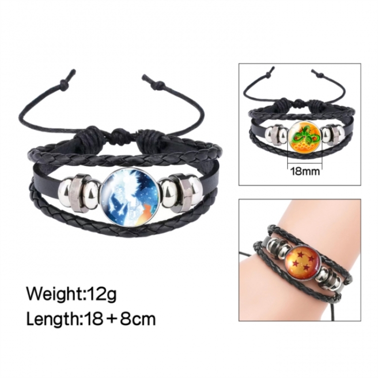 My Hero Academia Anime peripheral crystal leather rope bracelet price for 5 pcs 