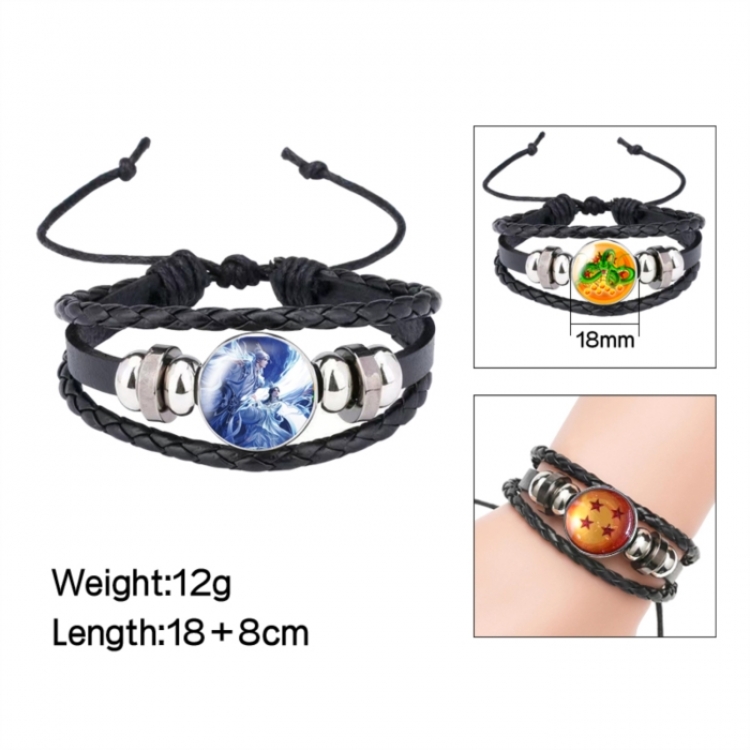 Renegade Immortal Anime peripheral crystal leather rope bracelet price for 5 pcs 