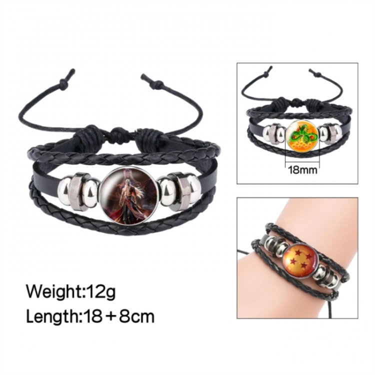 Renegade Immortal Anime peripheral crystal leather rope bracelet price for 5 pcs