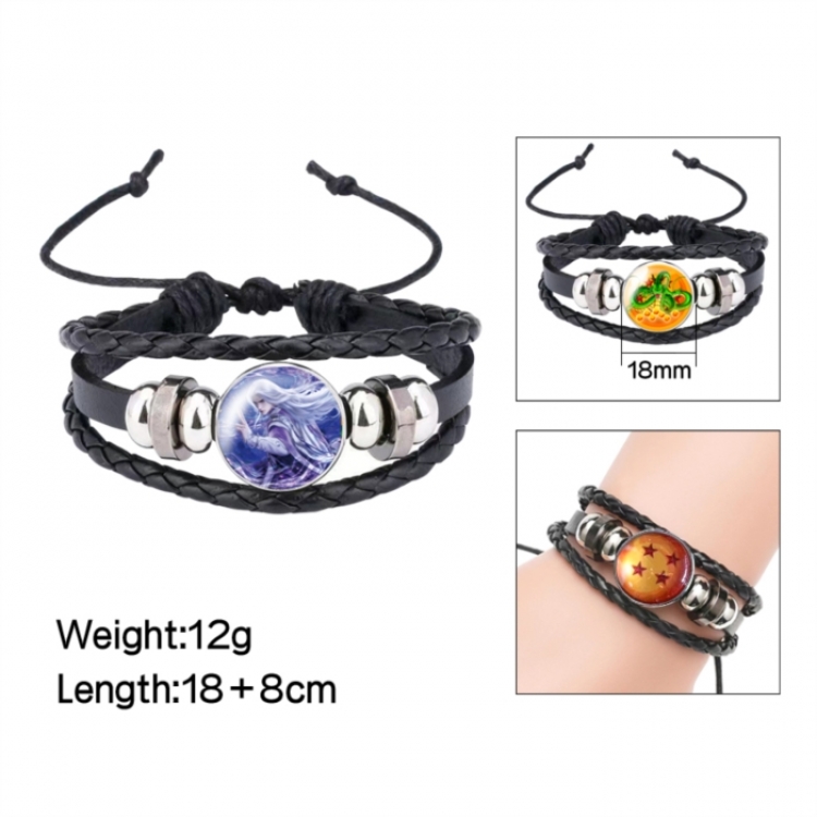 Renegade Immortal Anime peripheral crystal leather rope bracelet price for 5 pcs 