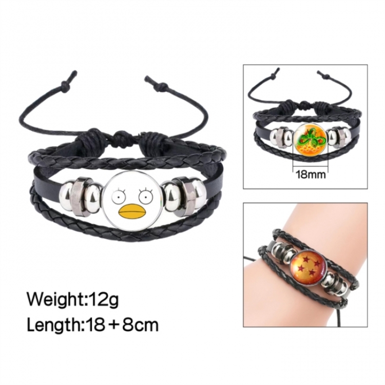 Justice League Anime peripheral crystal leather rope bracelet price for 5 pcs 