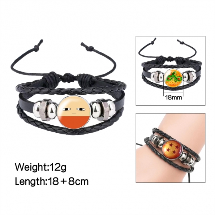 Justice League Anime peripheral crystal leather rope bracelet price for 5 pcs 