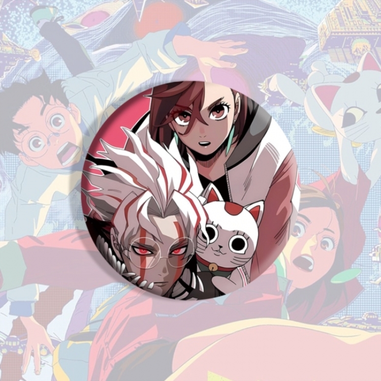 DANDADAN Anime tinplate brooch badge price for 5 pcs