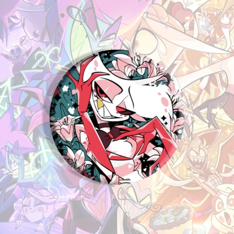Hazbin Hotel Anime tinplate brooch badge price for 5 pcs