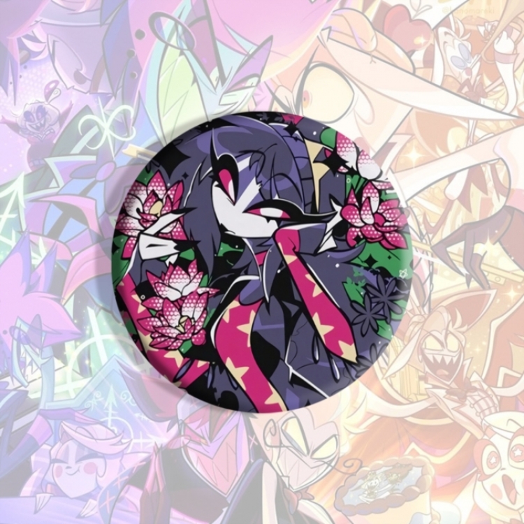 Hazbin Hotel Anime tinplate brooch badge price for 5 pcs