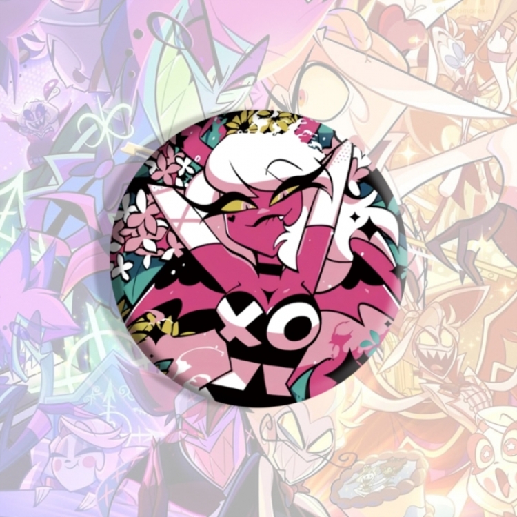 Hazbin Hotel Anime tinplate brooch badge price for 5 pcs