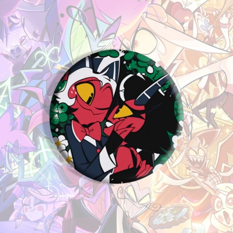 Hazbin Hotel Anime tinplate brooch badge price for 5 pcs