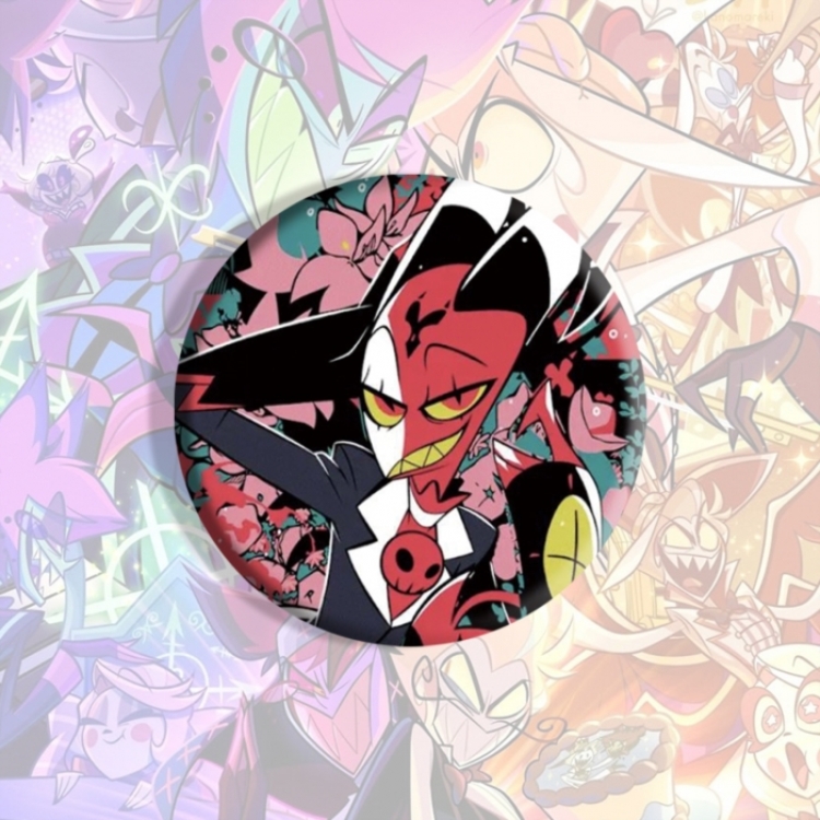 Hazbin Hotel Anime tinplate brooch badge price for 5 pcs