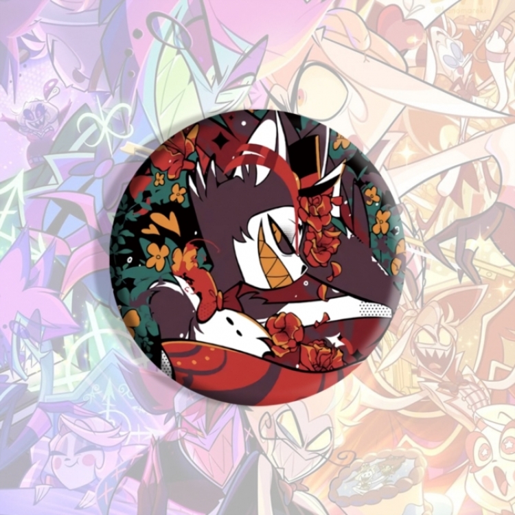 Hazbin Hotel Anime tinplate brooch badge price for 5 pcs