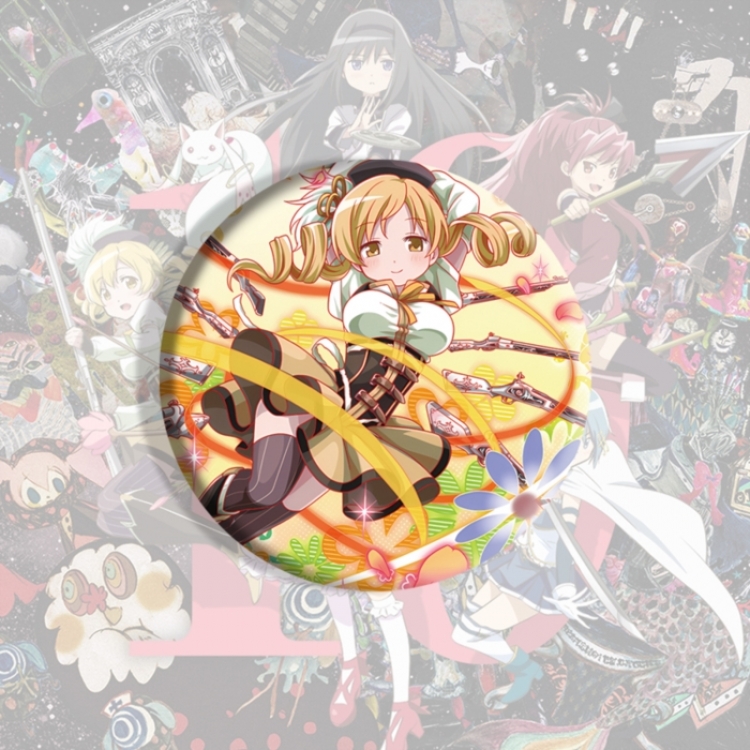 Magical Girl Madoka of the Magus Anime tinplate brooch badge price for 5 pcs