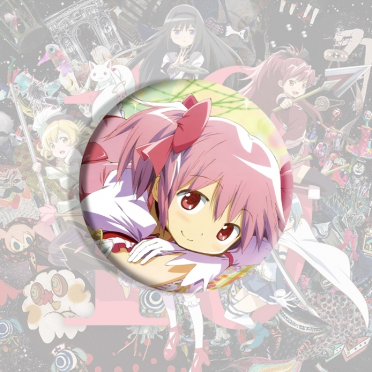 Magical Girl Madoka of the Magus Anime tinplate brooch badge price for 5 pcs