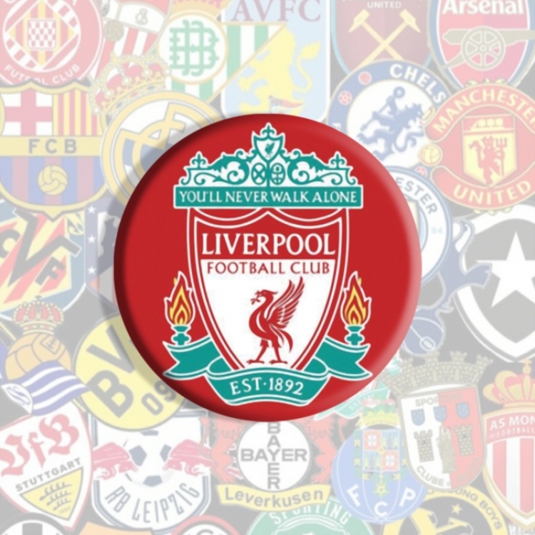 Football Anime tinplate brooch badge price for 5 pcs