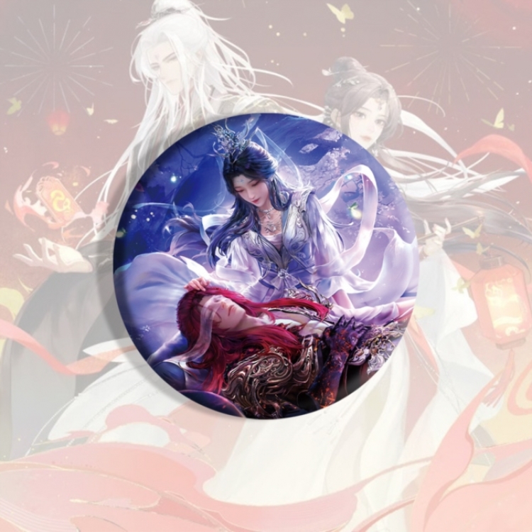 Renegade Immortal Anime tinplate brooch badge price for 5 pcs