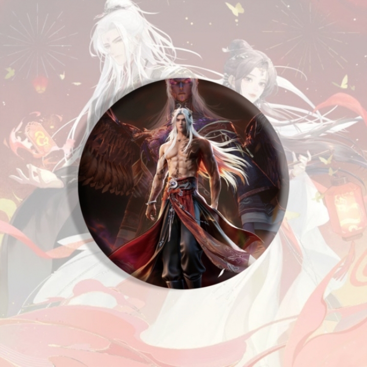 Renegade Immortal Anime tinplate brooch badge price for 5 pcs