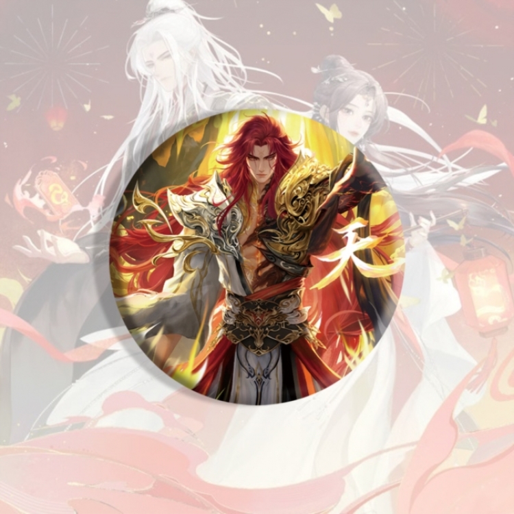 Renegade Immortal Anime tinplate brooch badge price for 5 pcs