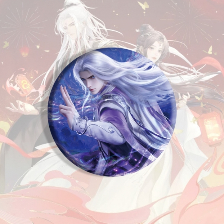 Renegade Immortal Anime tinplate brooch badge price for 5 pcs