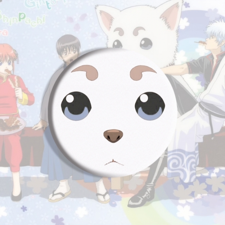 Gintama Anime tinplate brooch badge price for 5 pcs