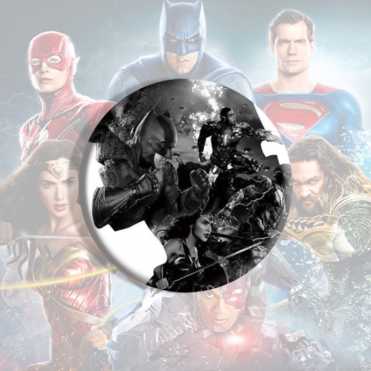 Justice League Anime tinplate brooch badge price for 5 pcs