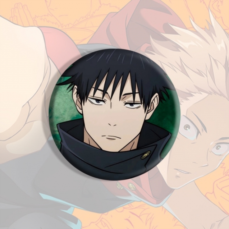 Jujutsu Kaisen Anime tinplate bright film badge 44mm a set of 12