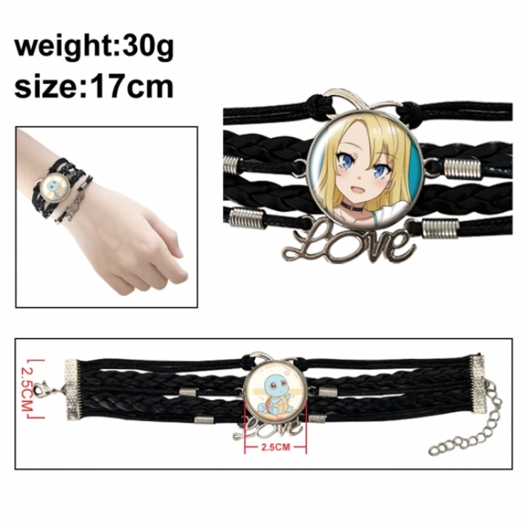 Rascal Does Not Dream of Bunny Girl Senpai‌ Anime bracelet multi-layer leather gemstone bracelet price for 5 pcs