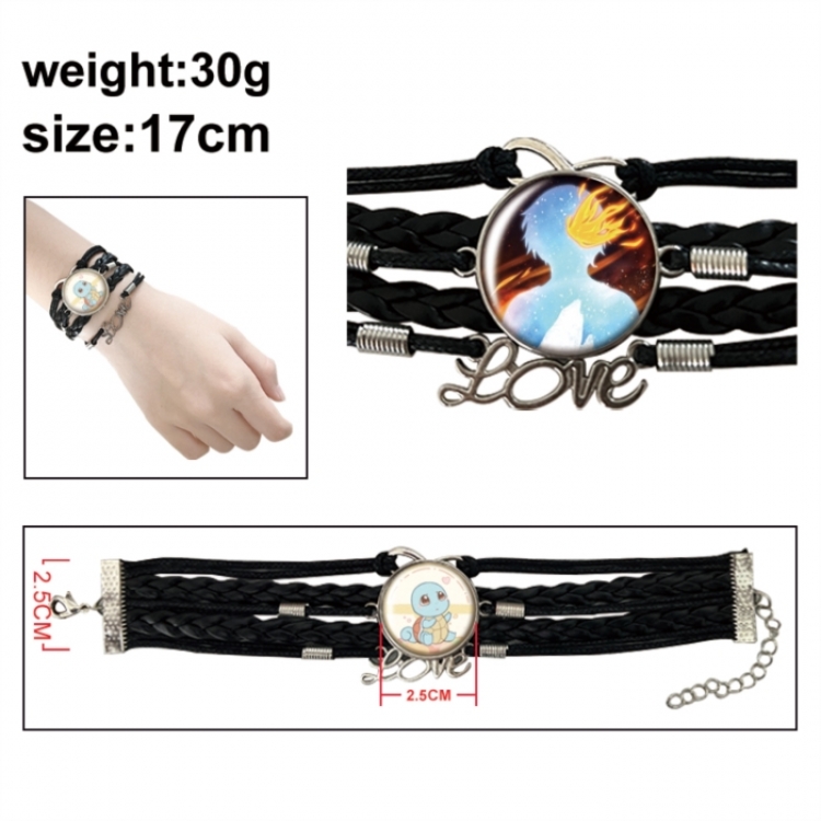 My Hero Academia Anime bracelet multi-layer leather gemstone bracelet price for 5 pcs