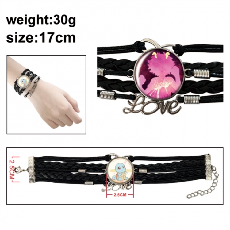 My Hero Academia Anime bracelet multi-layer leather gemstone bracelet price for 5 pcs