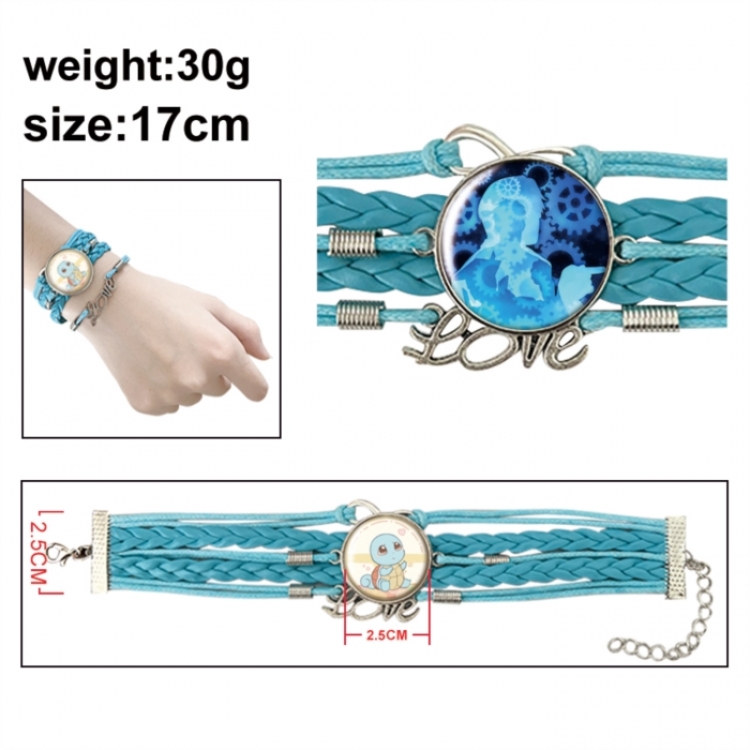 My Hero Academia Anime bracelet multi-layer leather gemstone bracelet price for 5 pcs