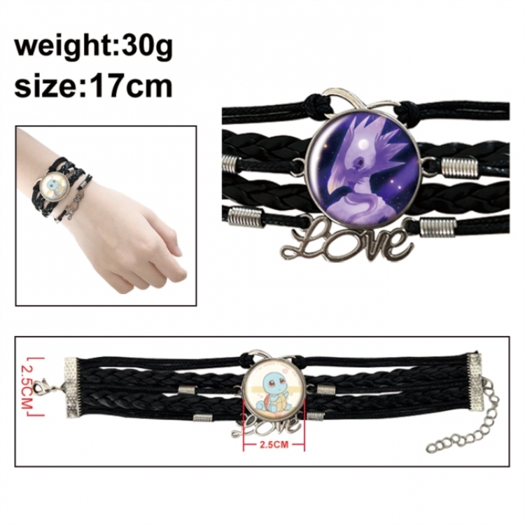 My Hero Academia Anime bracelet multi-layer leather gemstone bracelet price for 5 pcs