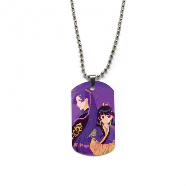 The Apothecary Diaries Hardware Anime double-sided full color printed military brand necklace price for 5 pcs