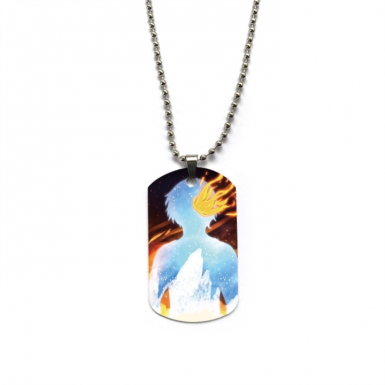 My Hero Academia Anime double-sided full color printed military brand necklace price for 5 pcs