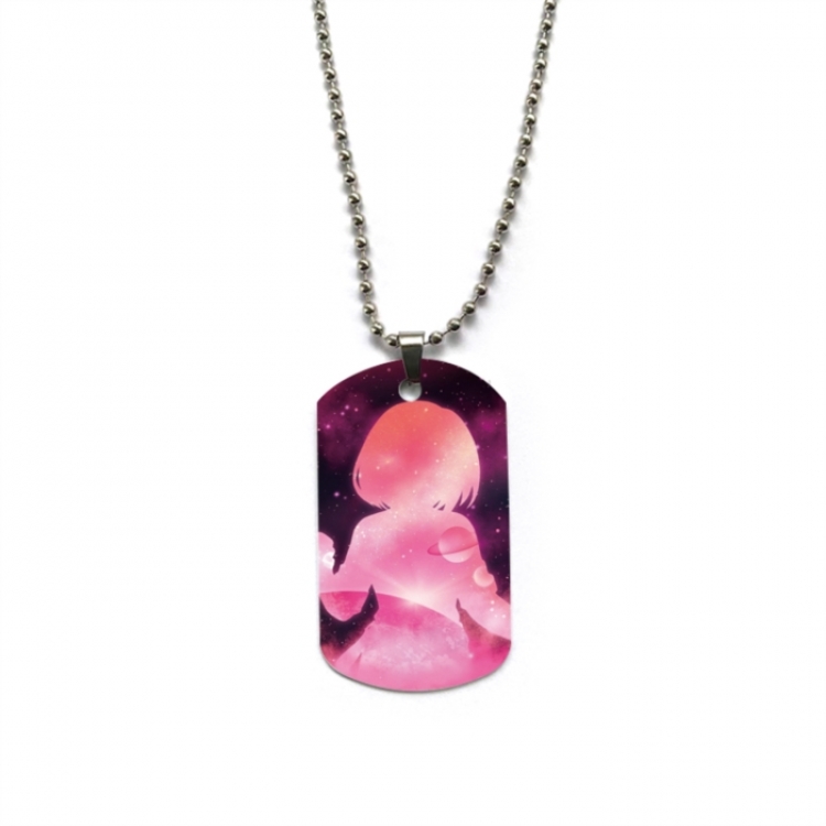 My Hero Academia Anime double-sided full color printed military brand necklace price for 5 pcs