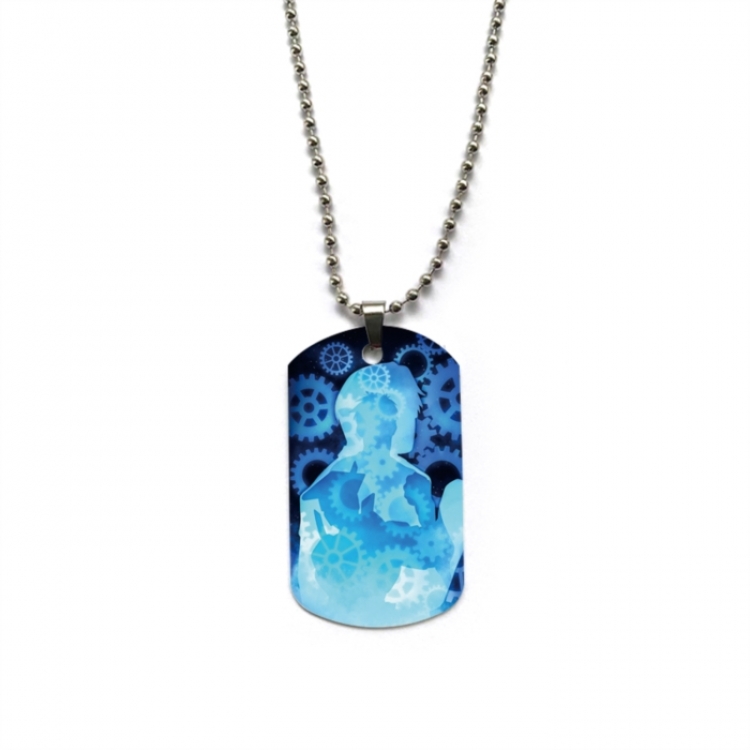 My Hero Academia Anime double-sided full color printed military brand necklace price for 5 pcs