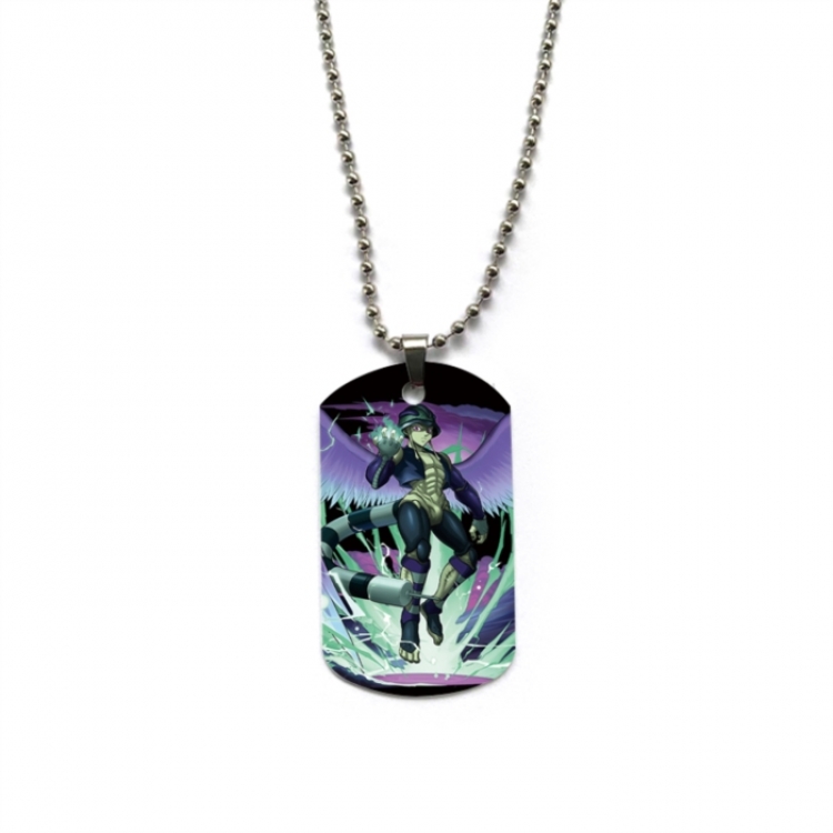 HunterXHunter Anime double-sided full color printed military brand necklace price for 5 pcs