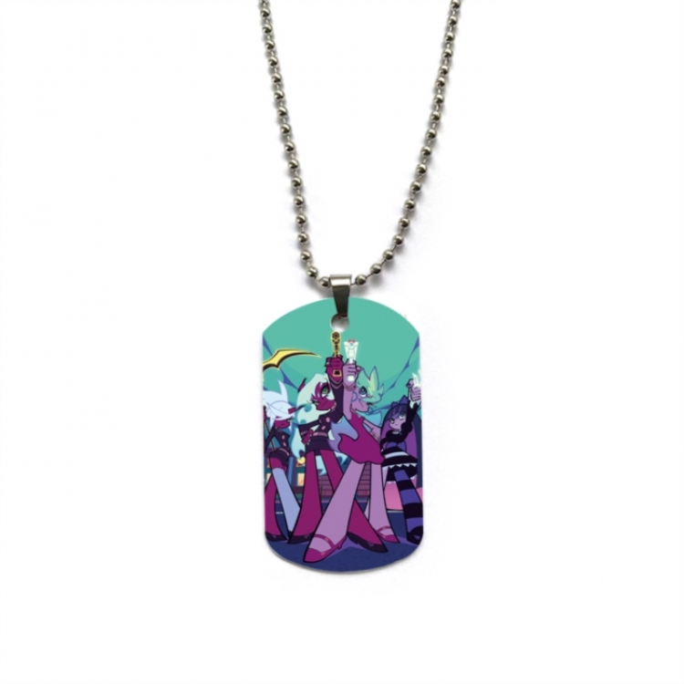 Panty & Stocking with Garterbelt Anime double-sided full color printed military brand necklace price for 5 pcs