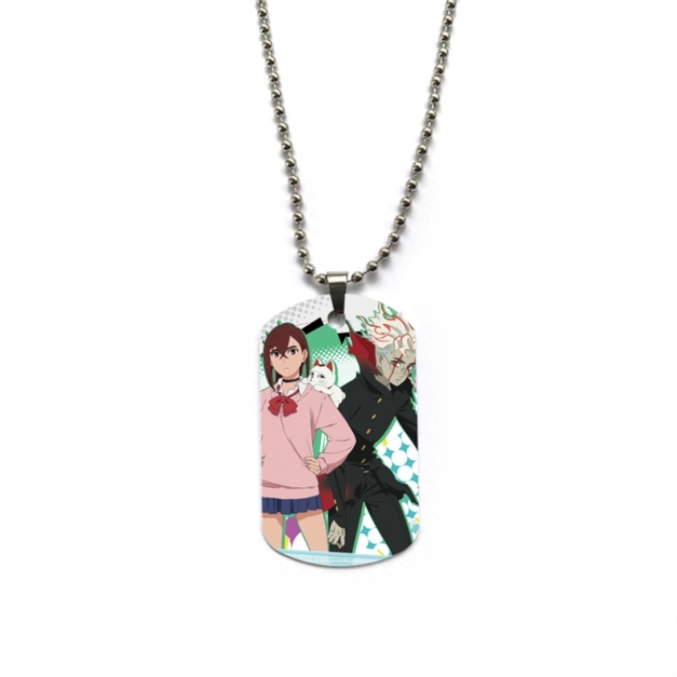DANDADAN Anime double-sided full color printed military brand necklace price for 5 pcs