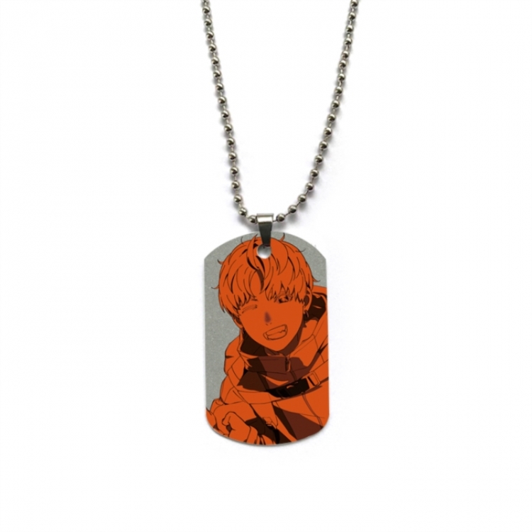 DANDADAN Anime double-sided full color printed military brand necklace price for 5 pcs